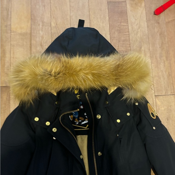 Parka sterling gold with fur - Picture 4 of 6